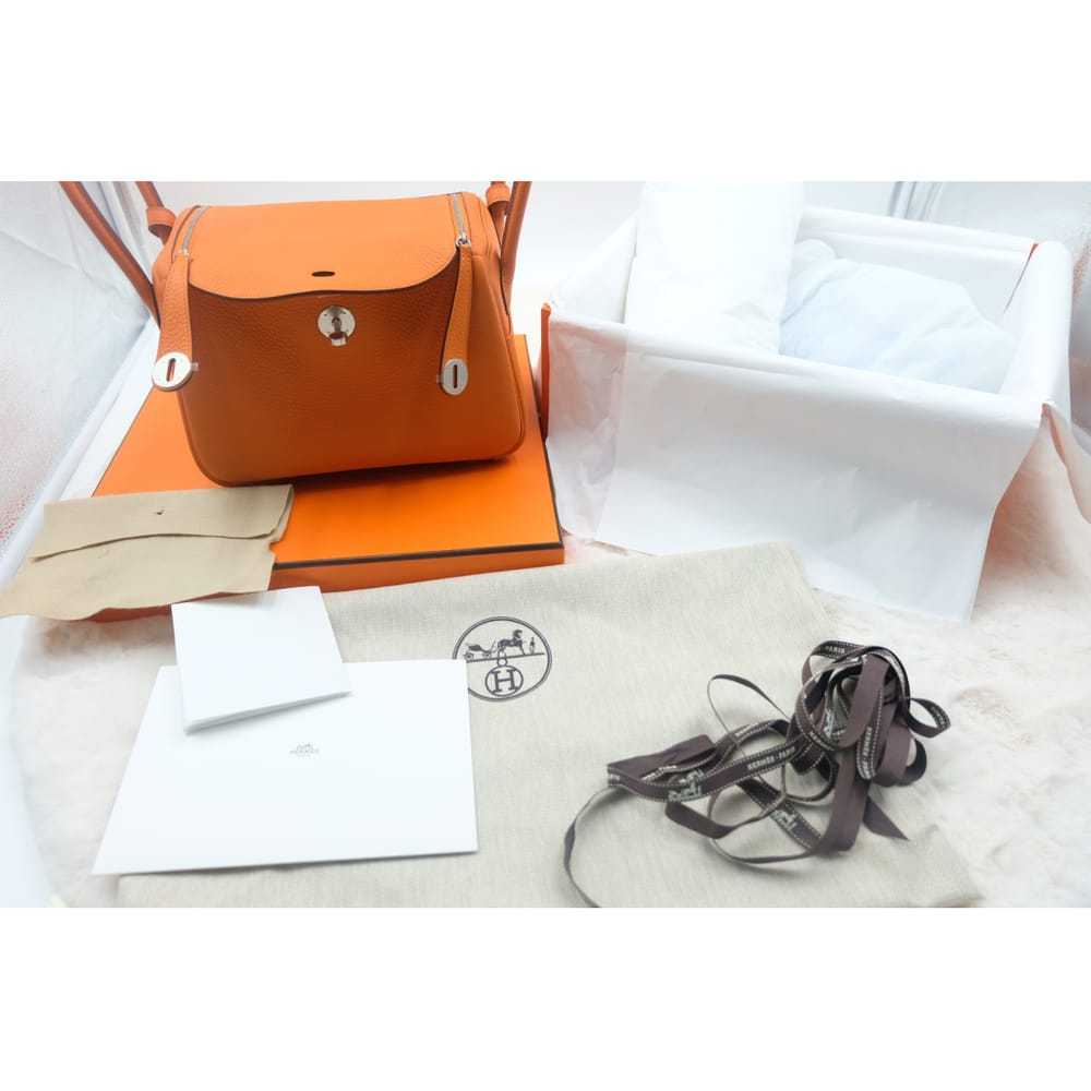 Hermès Lindy leather handbag - image 10