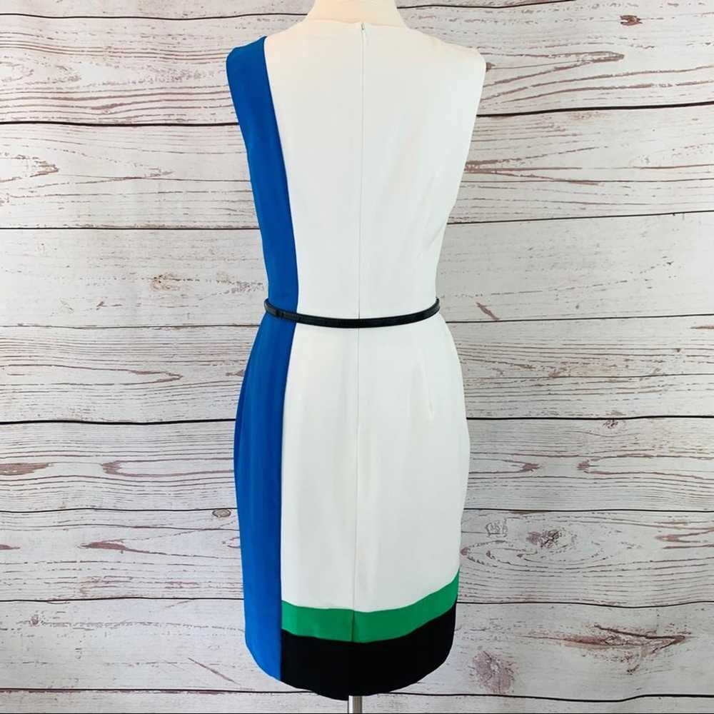 Calvin Klein color block dress with belt - image 2