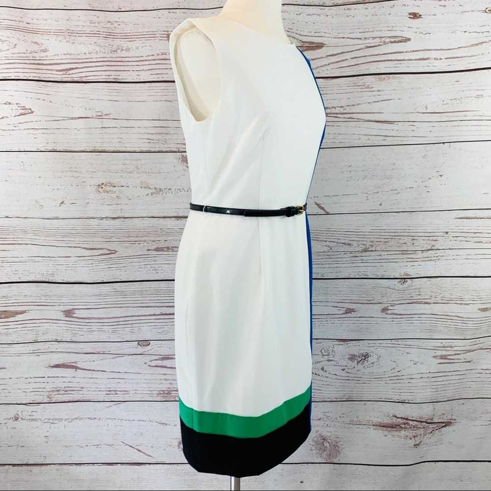 Calvin Klein color block dress with belt - image 3