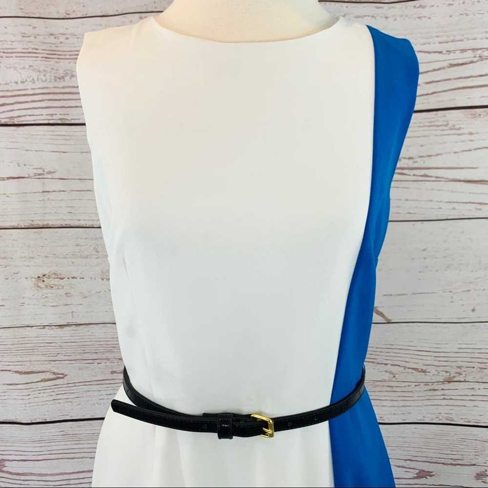 Calvin Klein color block dress with belt - image 6
