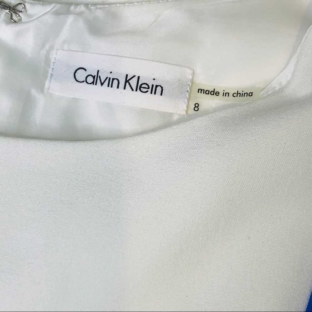 Calvin Klein color block dress with belt - image 9