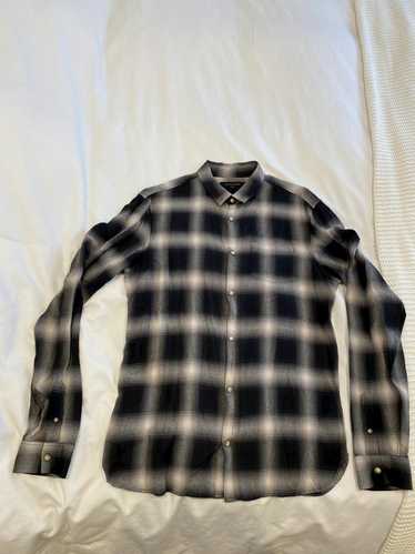 Allsaints Flowy Snap Button Flannel