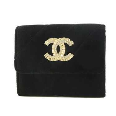 Chanel CHANEL Matelasse Cocomark Coin Case Velor … - image 1