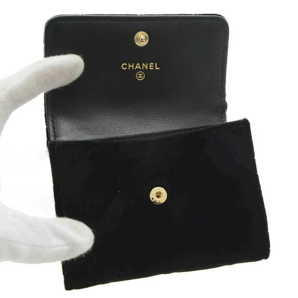 Chanel CHANEL Matelasse Cocomark Coin Case Velor … - image 4