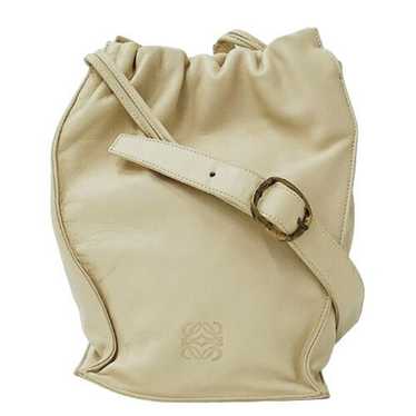 Loewe LOEWE bag ladies brand shoulder leather ivo… - image 1