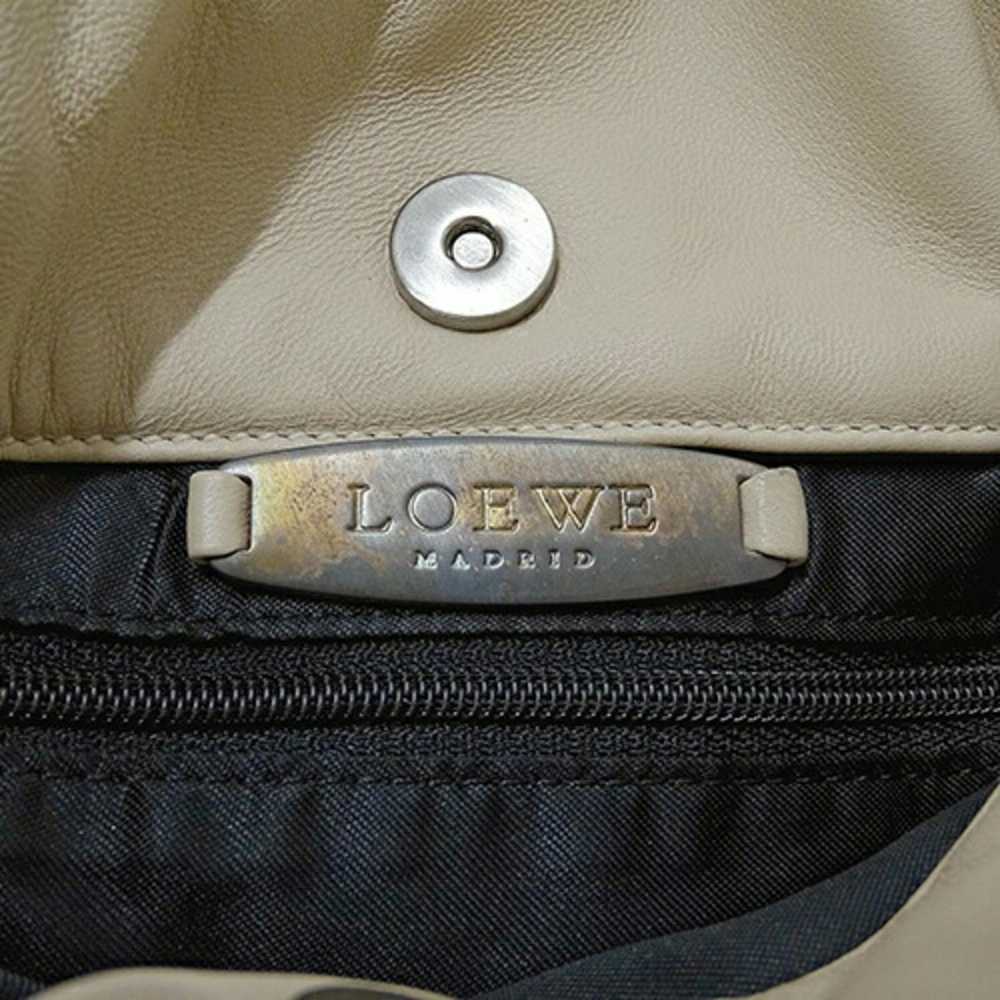 Loewe LOEWE bag ladies brand shoulder leather ivo… - image 6