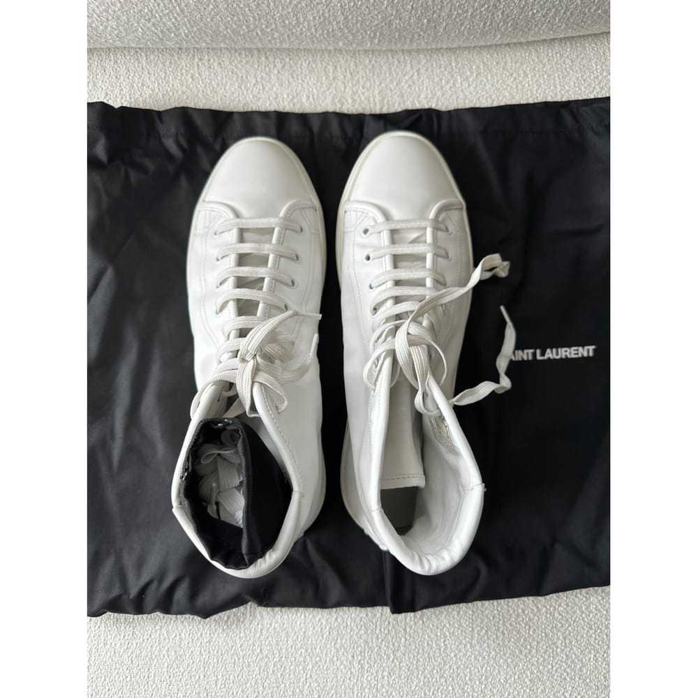 Saint Laurent Malibu leather low trainers - image 4