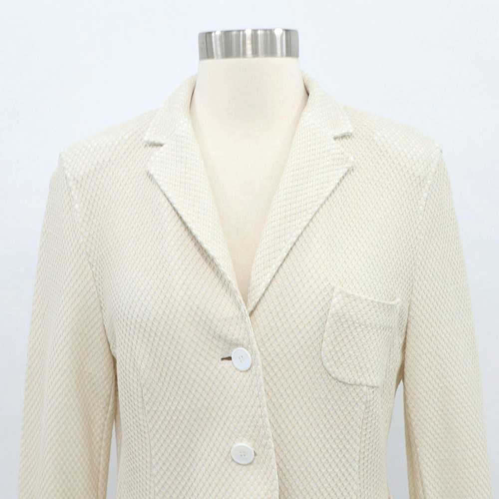 Vintage St. Emile Blazer Jacket Womens US 4/6 Ivo… - image 2