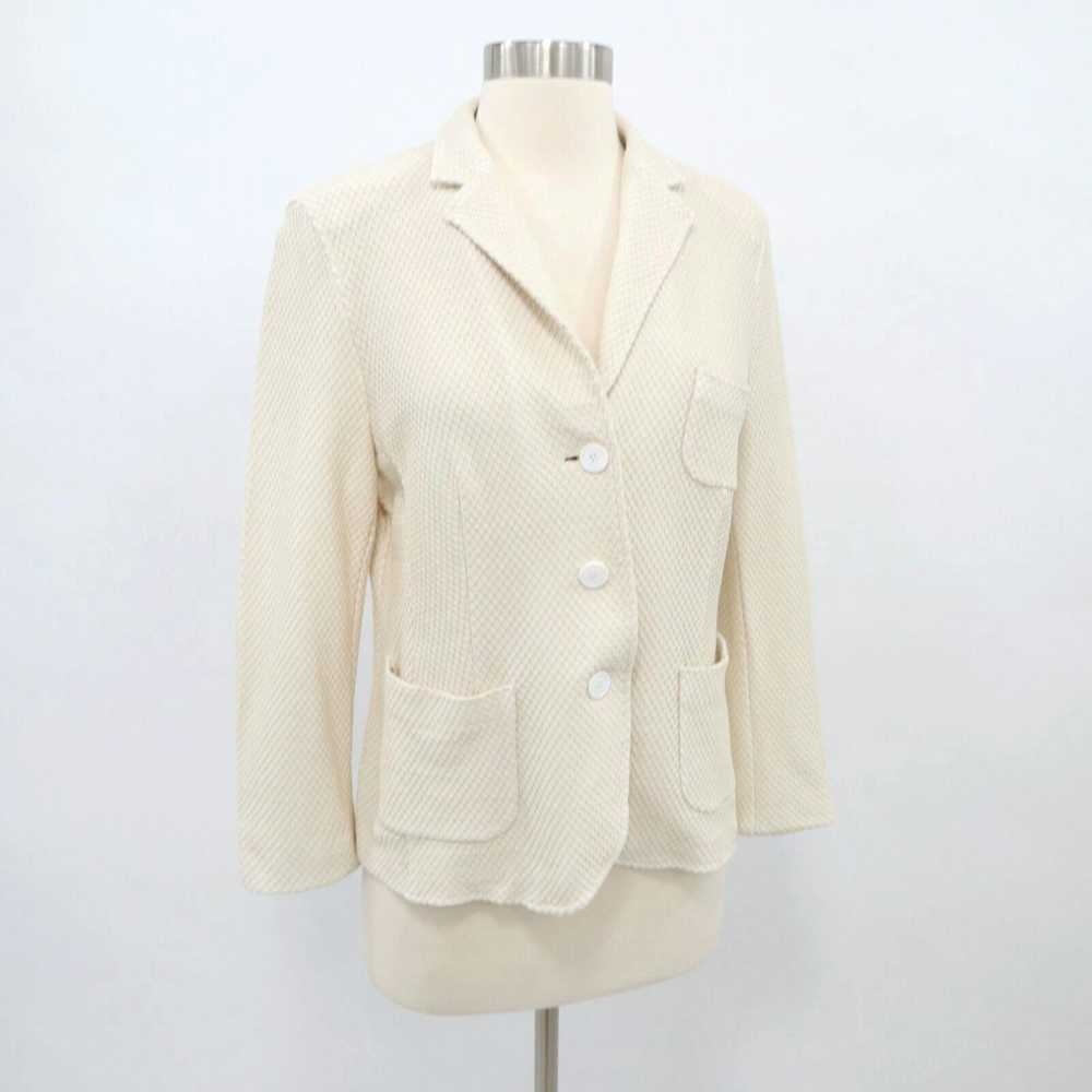 Vintage St. Emile Blazer Jacket Womens US 4/6 Ivo… - image 3