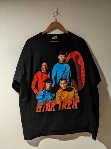 Vintage selling 1993 Captain Jean Luc Picard Star Trek Big Face Promo T Shirt Size XL