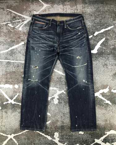 Edwin Edwin 505zx Jeans Selvedge Distressed Denim 