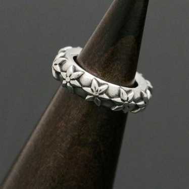 CHROME HEARTS 6 Point Star Heavy Sterling Silver Ring!