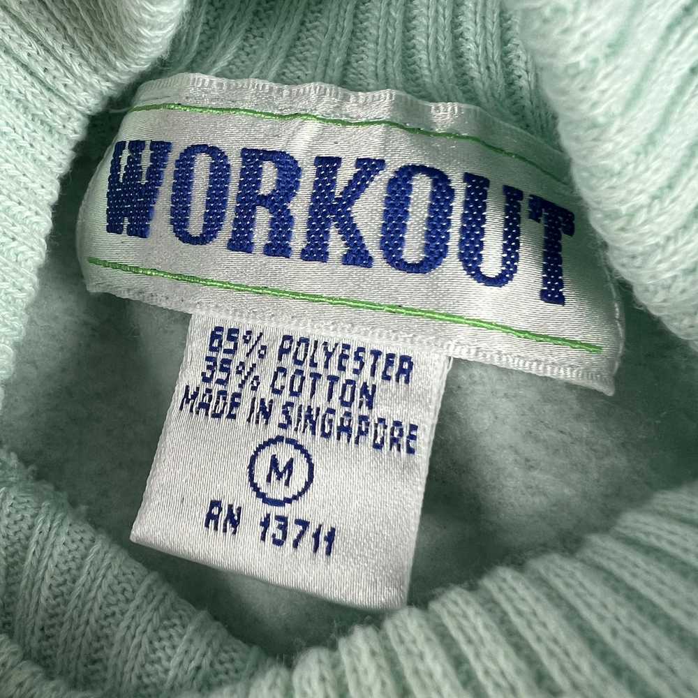 Vintage VTG 80s Workout Sweatshirt Colorblock Moc… - image 6