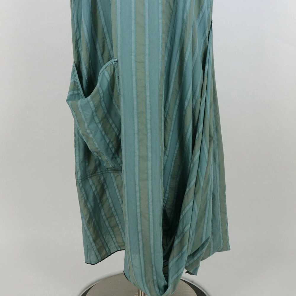 Vintage Cynthia Ashby Maxi Dress M Medium Green S… - image 3