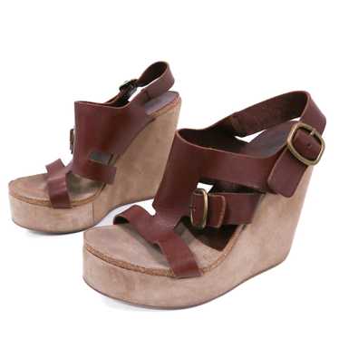 Pedro Garcia Pedro Garcia Wedge Sandals Womens 7.… - image 1