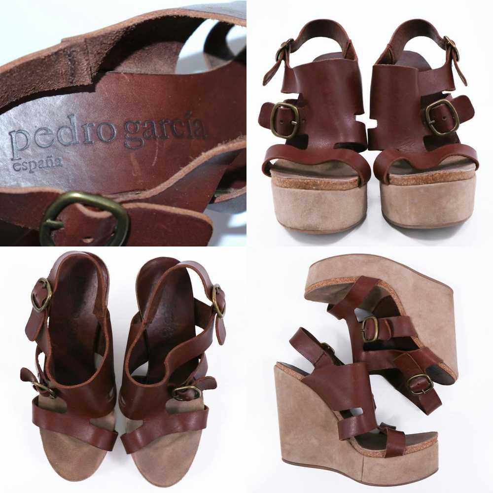 Pedro Garcia Pedro Garcia Wedge Sandals Womens 7.… - image 4