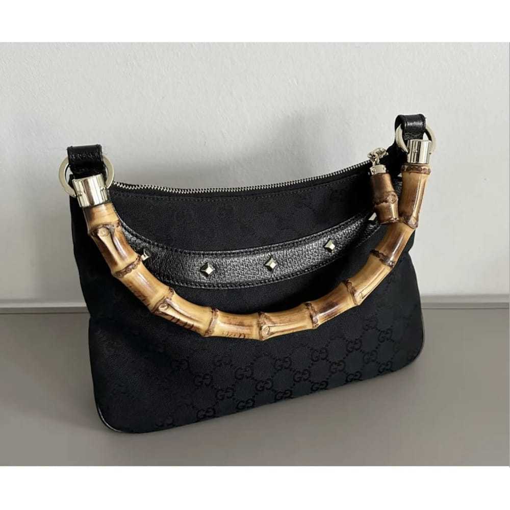 Gucci Bamboo cloth handbag - image 7