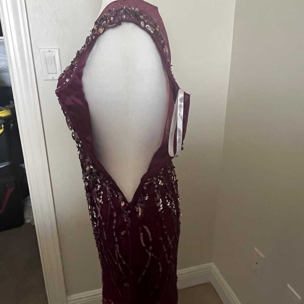 Sherri Hill Illusion Back Beaded Prom Dress Sz 6 - image 6