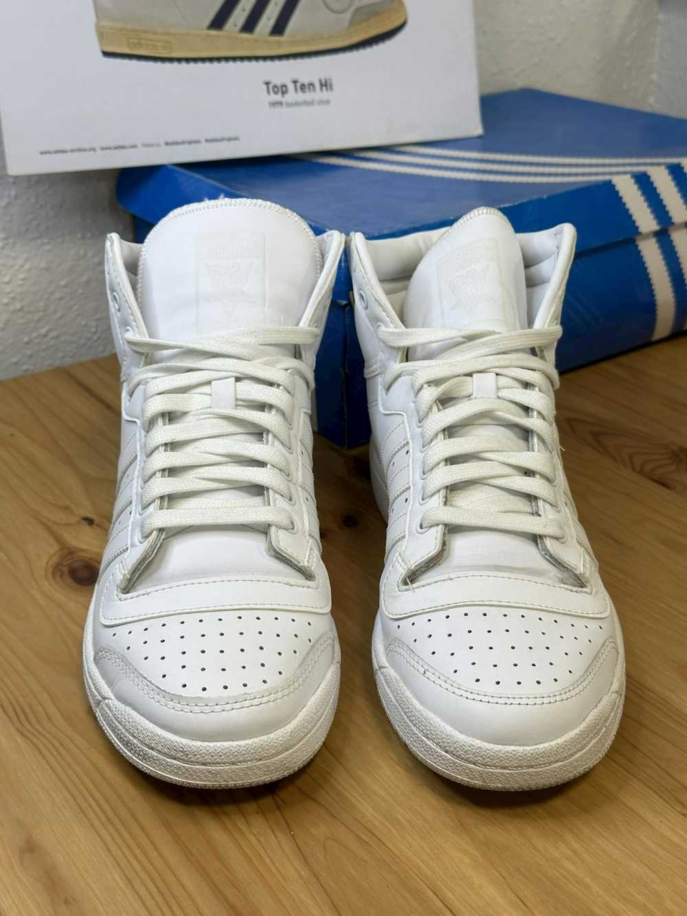 Adidas Adidas Top Ten Hi white size 9 - image 2