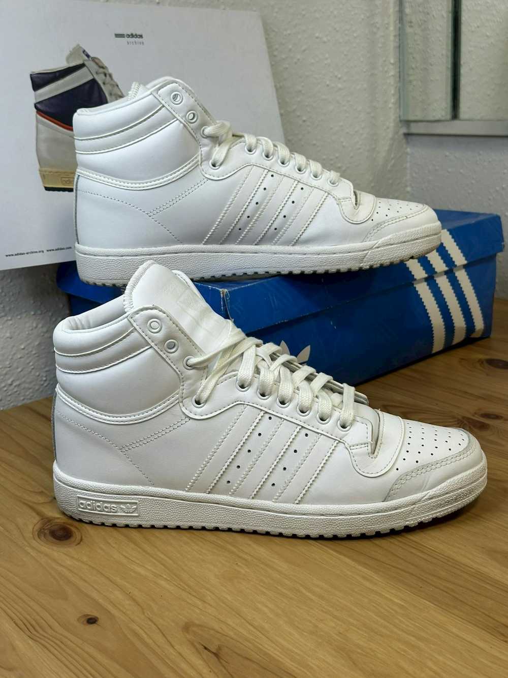 Adidas Adidas Top Ten Hi white size 9 - image 3