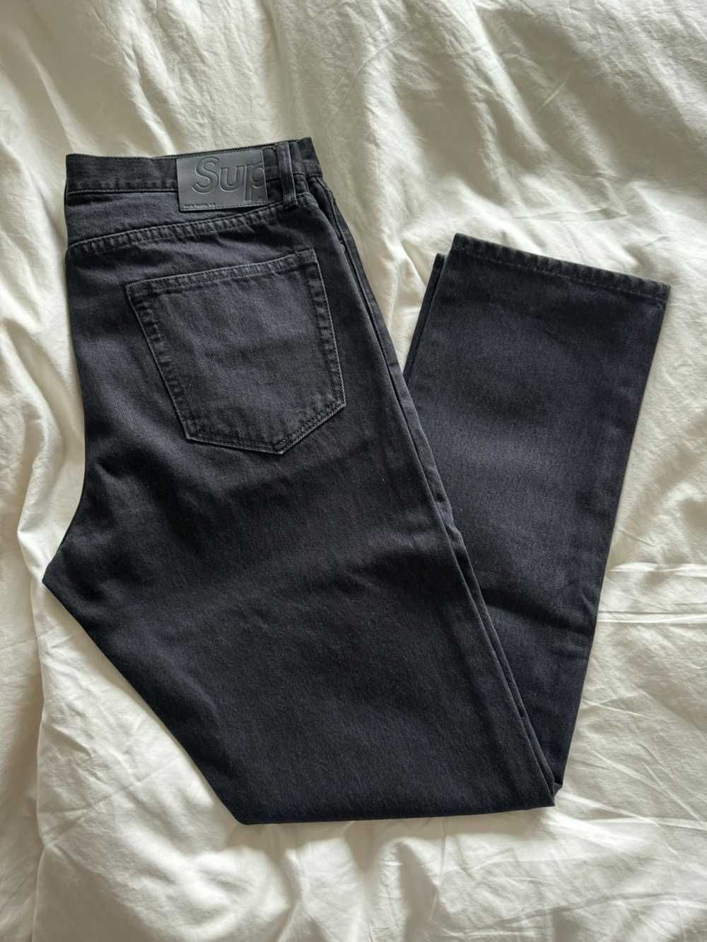 Supreme Supreme Washed Black Jeans - image 1