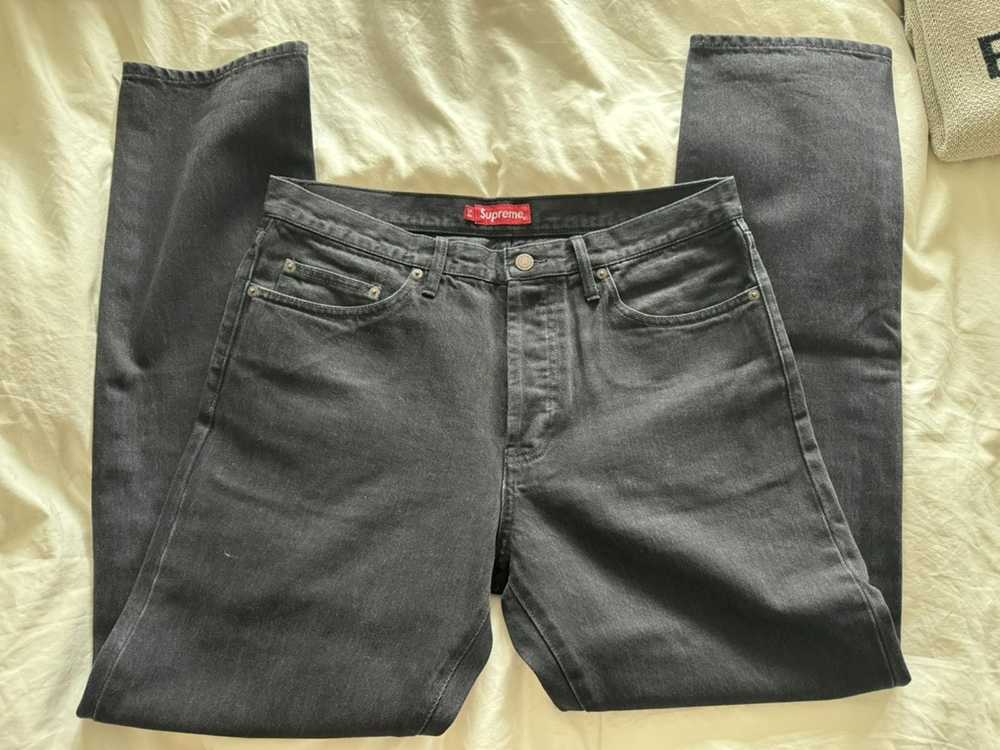 Supreme Supreme Washed Black Jeans - image 3