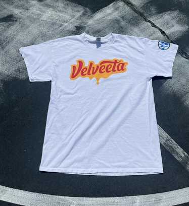 Gildan × Tee VELVEETA MAC & CHEESE PROMO TEE SHIRT