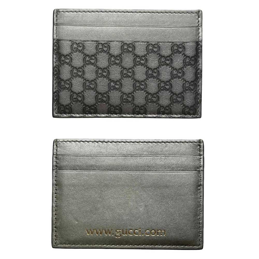 Gucci Gucci Gucci.com Monogram Card Holder Wallet - image 1