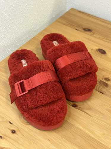 Ugg UGG Australia Fluffita Platform Slipper Red Wo