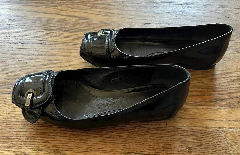 Fendi FENDI Black Leather Buckle Loafers Slip On … - image 4