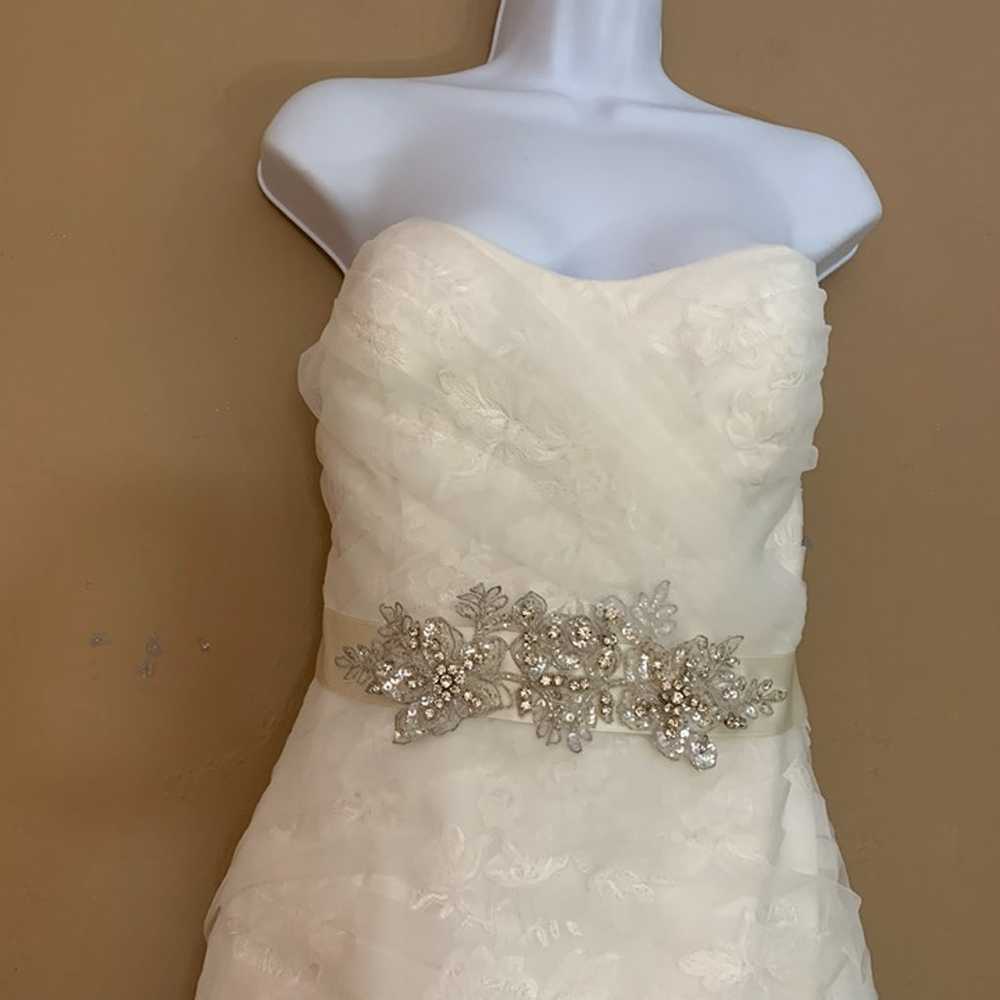 Ivoire Los Angeles Custom Wedding Dress Size 10 H… - image 2