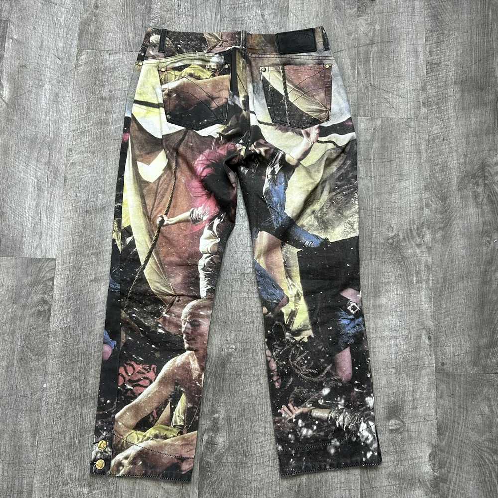 Vivienne Westwood Anglomania Printed Pants SZ 30 … - image 2