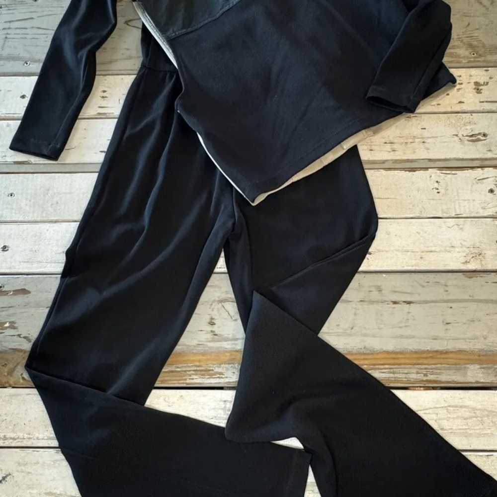 Vintage Cache 2 pc set LongSleeve Jumpsuit & Jack… - image 9