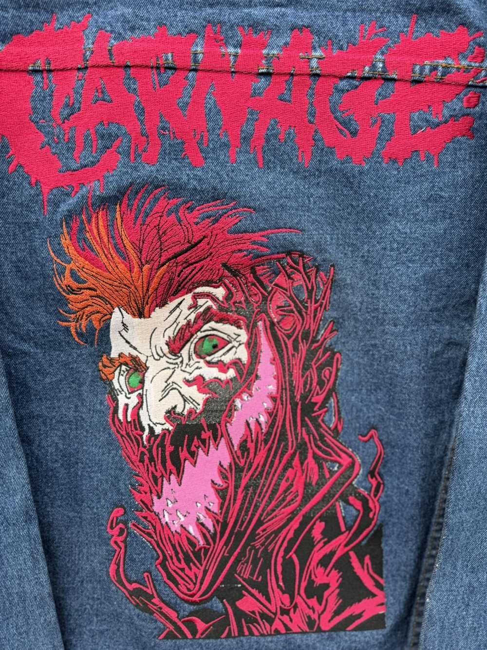 Other Carnage vintage denim jacket Venom spider-m… - image 3