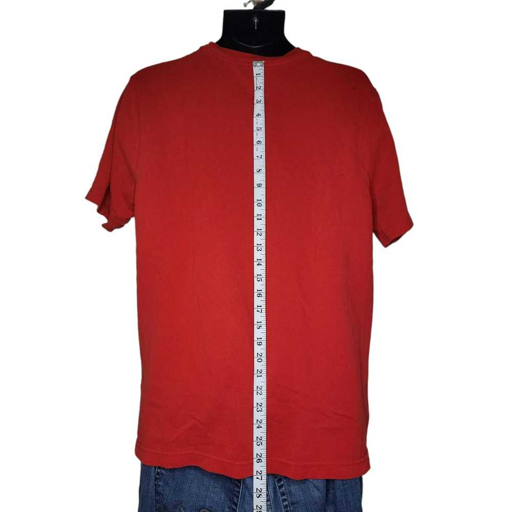 Apple Apple Company Tshirt Men Sz L Red Embroider… - image 3