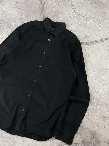 Burberry × Vintage Burberry Shirt M Black Classic