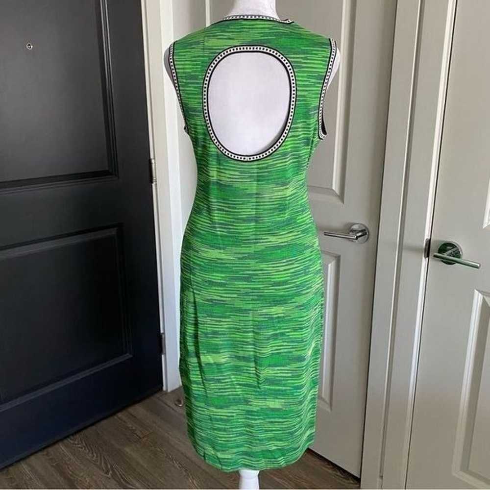 Vintage M Missoni Green Knit Bodycon Pencil Dress… - image 4