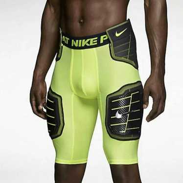 Nike Pro Combat Mens Hyperstrong Compression Elite Basketball Shorts  Black/Volt 