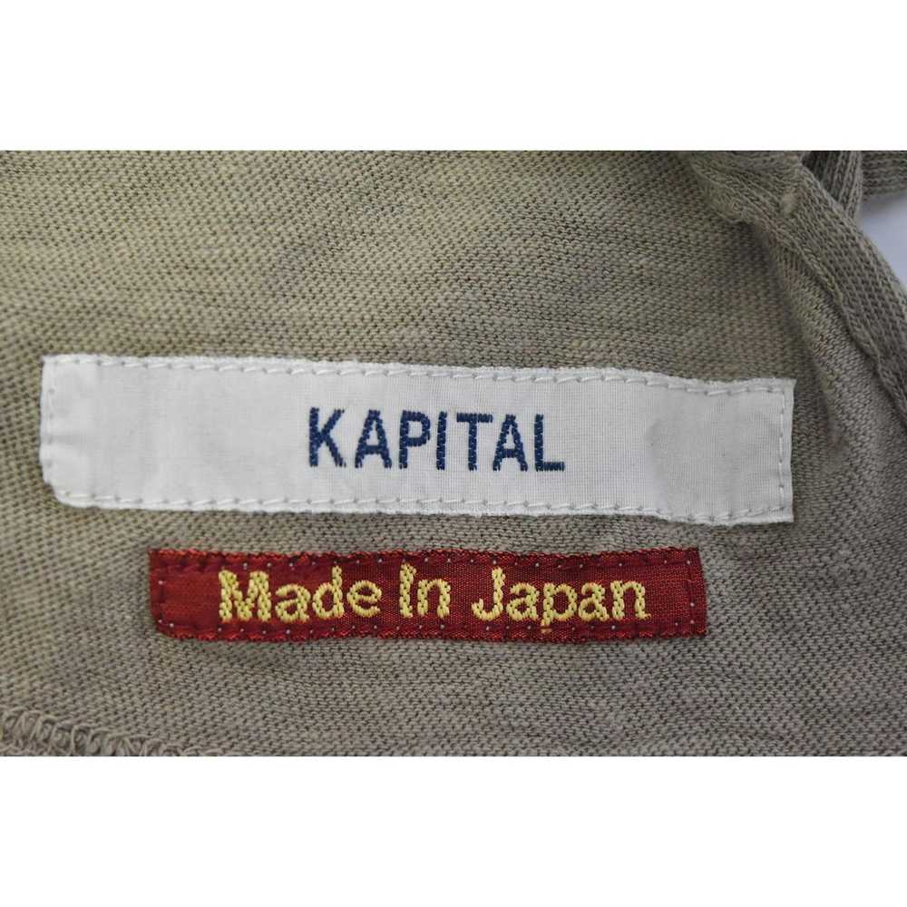 Kapital KAPITAL/wide line graphic t-shirt/22419 -… - image 3