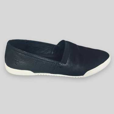 Frye Frye Black Leather Flats Slip-On Loafers | S… - image 1