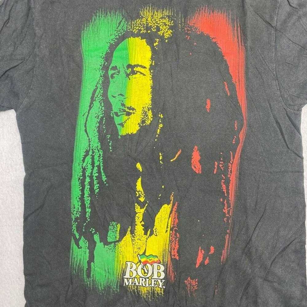 Bob Marley Bob Marley Graphic Music Tee Thrifted … - image 4