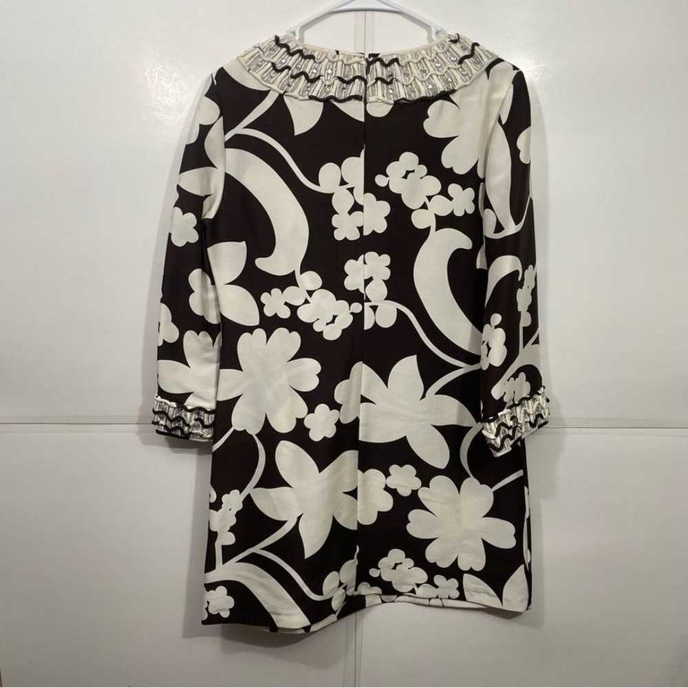 Tory Burch 100% Soft Structured Floral Midi Dress - image 2
