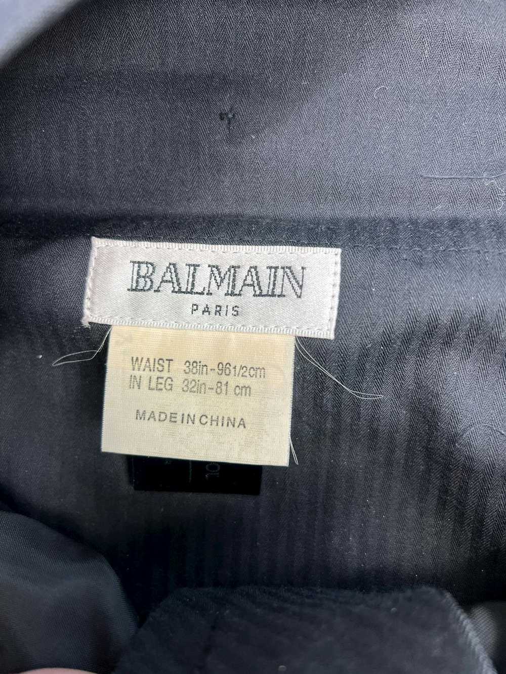 Balmain Set Blazer / Trousers Balmain Paris 100% … - image 4