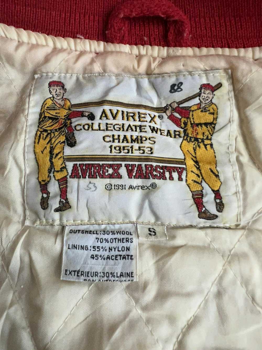 Aero Leather × Avirex Varsity Jacket × Vintage 19… - image 10