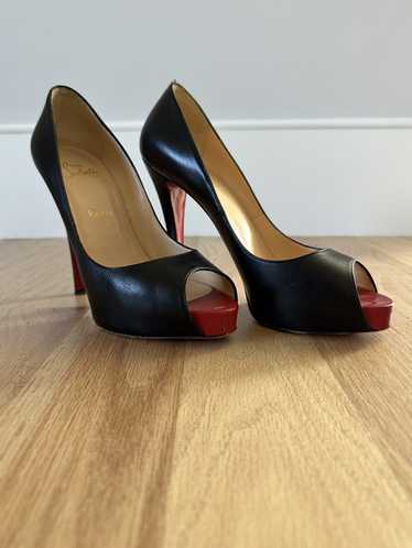 Christian Louboutin Very Prive Red Sole Open Toed 