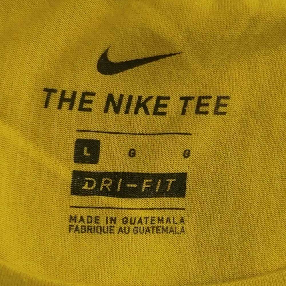 Nike The Nike - Dri Fit - Tee Men's Yellow Short … - image 3