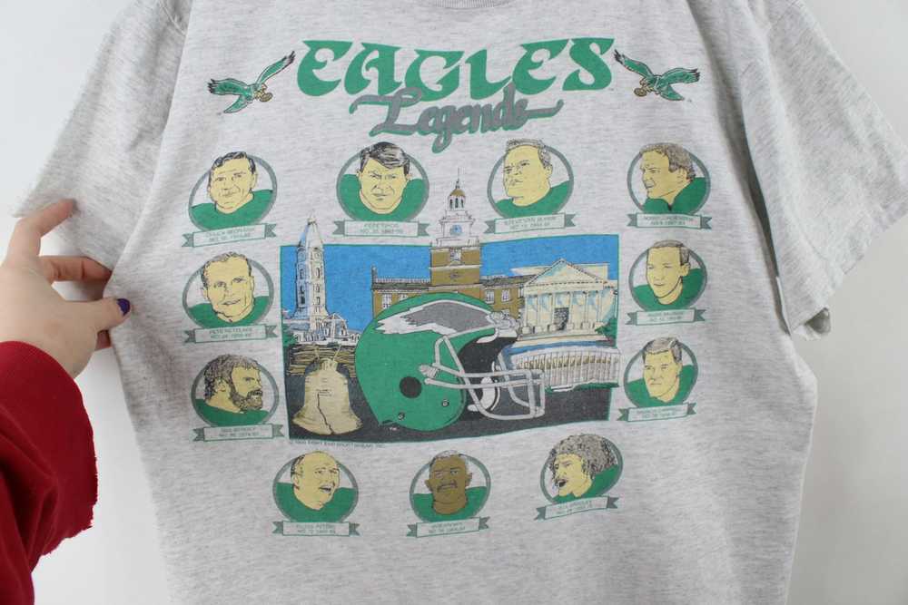 Vintage Vintage 90s Eagles Football Legends T-Shi… - image 4