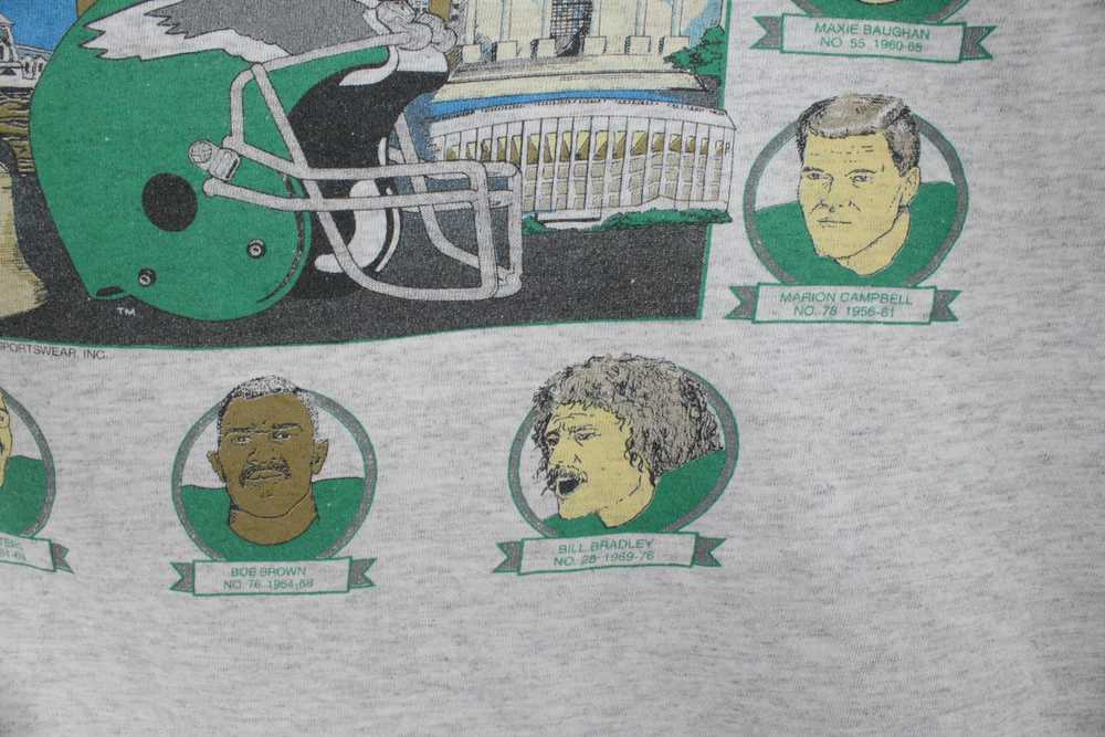 Vintage Vintage 90s Eagles Football Legends T-Shi… - image 8