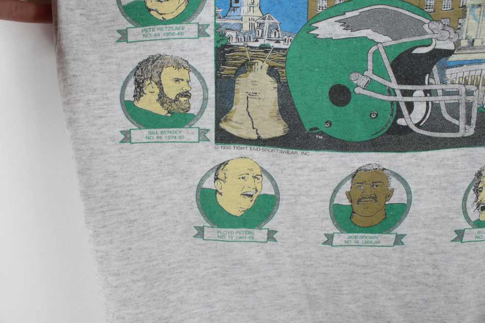 Vintage Vintage 90s Eagles Football Legends T-Shi… - image 9