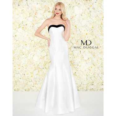 Mac Duggal Sweetheart Mermaid Gown White Size 6 - image 1